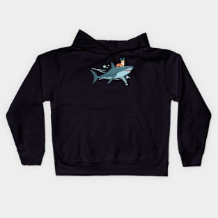 Aquadog Corgi - King of the Sea Kids Hoodie